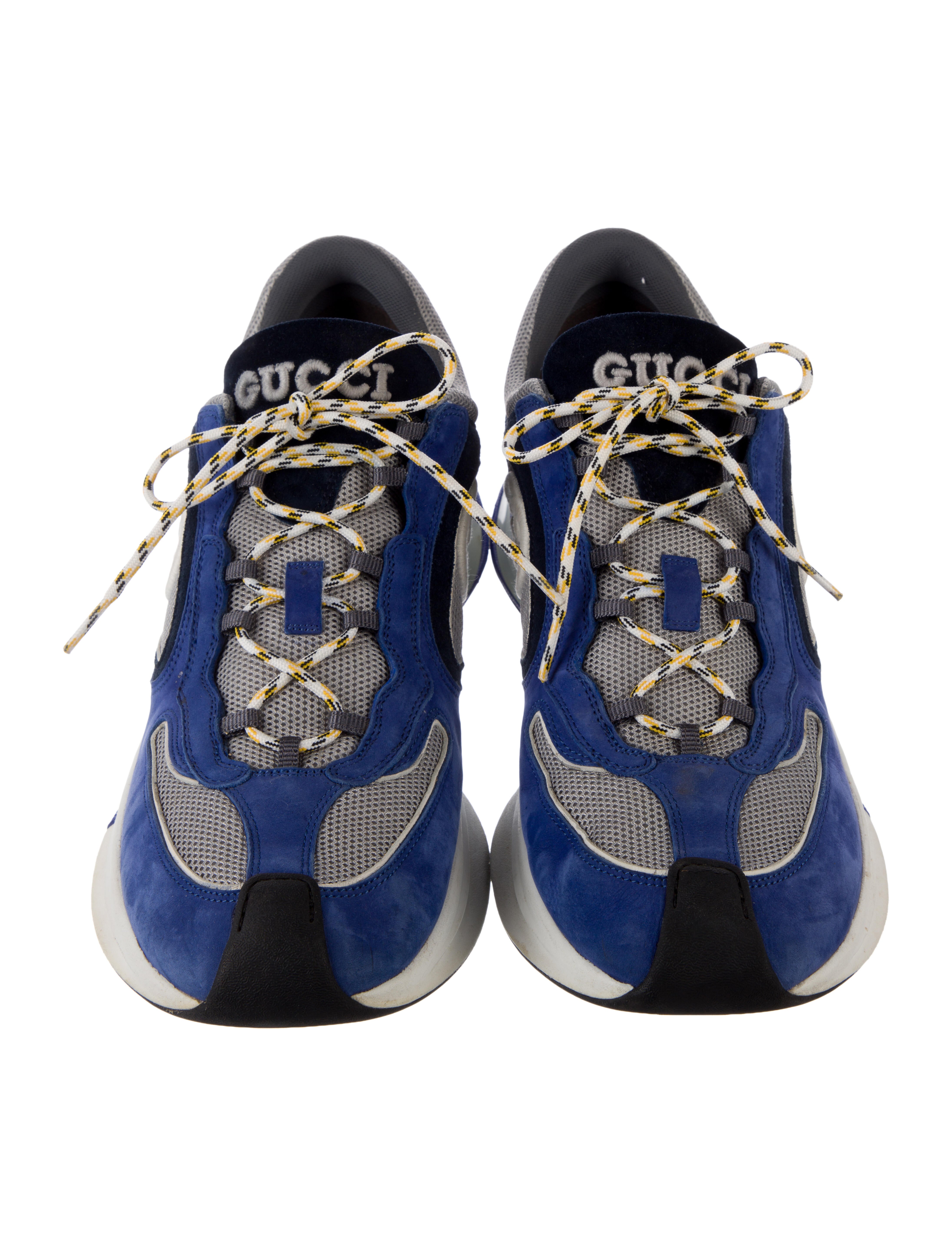 Gucci Interlocking G Logo Suede Athletic Sneakers